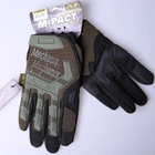 Рукавички тактичні військові-армійські сенсорні M-PACT із захистом кісточок кулака дихаючі, бойові XL Оливковий MPTZ72008-2 - зображення 2