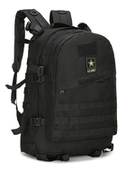 Тактичний (штурмової, військовий) рюкзак U. S. Army 45 літр Чорний - зображення 2