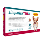 Simparica Trio Таблетки для собак от блох, клещей и глистов 1,25 -2,5 кг упак\3шт
