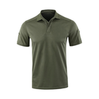 Чоловіча тактична футболка з коротким рукавом Lesko A817 Green розмір L формений - зображення 1