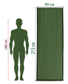 Спасательный спальный термомешок 213х90 см Зеленый (n-778) - изображение 6