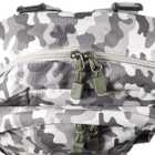 Рюкзак міський KAKA KA-666 Camouflage Grey з вологозахистом - зображення 8