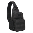 Рюкзак тактичний на одне плече AOKALI Outdoor A14 20L Black - зображення 2
