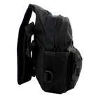 Рюкзак тактичний на одне плече AOKALI Outdoor A14 20L Black - зображення 4