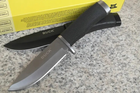 Нож охотничий финка Buck Black 56HRC 440C - изображение 3