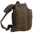 Тактический рюкзак однолямочный 9L Silver Knight с системой M.O.L.L.E Olive(115-olive) - изображение 3