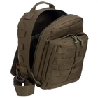 Тактический рюкзак однолямочный 9L Silver Knight с системой M.O.L.L.E Olive(115-olive) - изображение 7