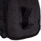 Прочная тактическая сумка рюкзак через плечо военная однолямочная для охоты рыбалки SILVER KNIGHT для мелочей черная АН098 - изображение 4