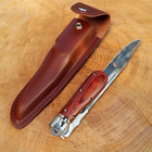 Складной нож кортик, нож финка (финский) в уникальном стильном дизайне, сталь 440C - изображение 3