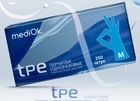 Рукавички TPE M сині Mediok неопудрені 200 шт - зображення 3