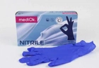 Рукавички нітрилові XL фіолетові Mediok неопудрені 100 шт - зображення 4