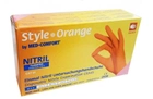 Перчатки нитриловые M оранжевые Ampri STYLE ORANGE неопудренные 100 шт - изображение 4
