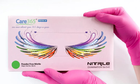 Перчатки нитриловые M розовые Care365 Premium неопудренные 100 шт - изображение 3