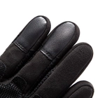 Перчатки тактические военные-армейские сенсорные CAMO с защитой костяшек кулака дышащие, боевые XL Черный CMB910-2 - изображение 6
