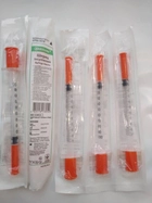 100 шт Упаковка инсулиновых одноразовых шприцов MEDICARE с фиксированной иглой U-100 - изображение 2