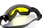 Тактичні окуляри-маска з діоптричною вставкою у комплекті Global Vision Ballistech-2.75 amber жовтий - зображення 6