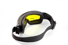 Тактичні окуляри-маска з діоптричною вставкою у комплекті Global Vision Ballistech-2.75 amber жовтий - зображення 12