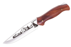 Охотничий нож в чехле с деревянной ручкой GP NO1519 26см - изображение 1