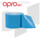 Кинезиологический тейп OPROtec Kinesiology Tape TEC57542 синий 5см*5м - изображение 9