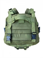 Рюкзак тактический штурмовой зсу 50 л, рюкзак военный камуфляж олива, походный тактический рюкзак ВСУ - изображение 6