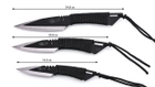 Ножи метательные Scorpion комплект 3 в 1 в чехле - изображение 5