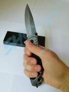 Нож тактический, складной нож карманный, ніж тактичний, для рыблки, охоты, Bounce HL-7315, черный - изображение 7