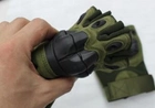 Перчатки тактические без пальцев (705156378) Зеленый M - изображение 4