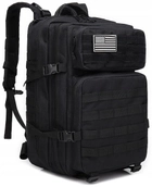 Тактический Военный Рюкзак Объемом 45 Л Черный - изображение 1