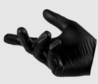 Перчатки нитровиниловые M черные Nitritek неопудренные 100 шт - изображение 4