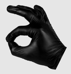 Перчатки нитровиниловые M черные Nitritek неопудренные 100 шт - изображение 5