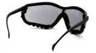 Балістичні окуляри тактичні з ущільнювачем Pyramex V2G Anti-Fog, сірі (2В2Г-20) - зображення 4