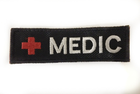 Шевроны с вышивкой + Medic размер. 10*3 см - изображение 1