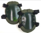 Тактические наколенники штурмовые тактические зеленые (337961) - изображение 1