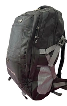Рюкзак армійський, військовий, туристичний, похідний 60+5L чорний (65*42*22см) + Чоловіча косметичка в подарунок - зображення 6