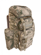 Рюкзак тактичний штурмовий зсу 80 л Cordura, рюкзак військовий Кордура койот, похідний тактичний рюкзак ВСУ - зображення 4