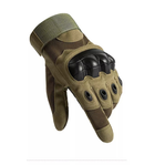 Тактические перчатки с карбоновыми вставками розмер XL - изображение 4