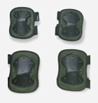 Комплект наколенники и налокотники Military Combat ТМН10зел One Size Олива (286948200122) - изображение 1