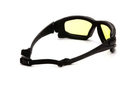 Баллистические защитные очки с уплотнителем Pyramex i-Force XL (Anti-Fog) (amber) желтые - изображение 5