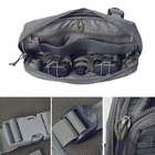 Рюкзак бронежилет тактический 35x18x10 см черный 50451 - изображение 3