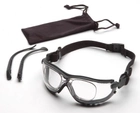 Балістичні окуляри з ущільнювачем та діоптричною вставкою Pyramex V2G прозорі - зображення 7