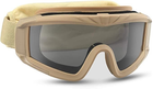 Тактичні захисні окуляри Xaegistac Airsoft Goggle's хаккі 3 змінні лінзи - изображение 4