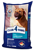 Сухий корм для собак Club 4 Paws Преміум Ягня та рис