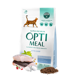 Сухой корм для кошек Optimeal Extra Shine со вкусом трески