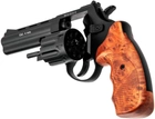 Револьвер під патрон Флобера Stalker 4.5" "Wood" (сталевий барабан) - зображення 3