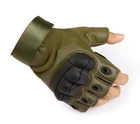 Тактические перчатки беспалые (велоперчатки, мотоперчатки) Maco Gear P10 - изображение 1