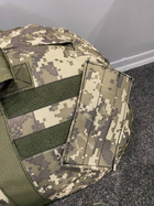 Тактический баул рюкзак Colo 90 л Пиксель - изображение 5