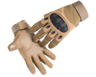 Закрытые тактические перчатки Песчаные Размер XL (2105224216) - изображение 1