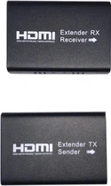 Удлинитель HDMI сигнала Atcom HDMI extender по витой паре до 120 м (14157)