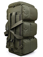 Сумка-рюкзак тактическая MHZ xs-90l3 олива, 90 л - изображение 1