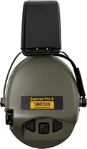 Навушники тактичні активні Sordin Supreme Pro-X 75302-X/L-S Green (7392749009233) - зображення 5
